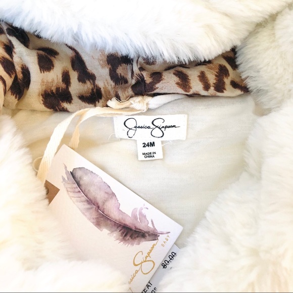 Jessica Simpson Faux Fur Hooded Jacket - Picture 5 of 5